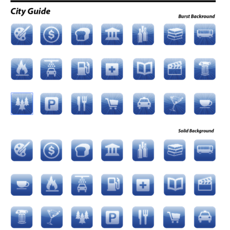 Icon discount parking coupons